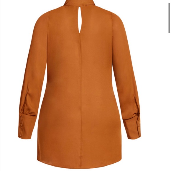 NWOT City Chic Tie Neck Dress Size 16 - Picture 4 of 4